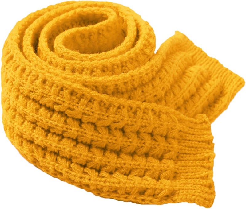 BEARUN Kids Knitted Scarf Winter Fashion Solid Color Toddler Baby Warm Scarves Wrap Neck Warmer for Girls Boys - Image 5